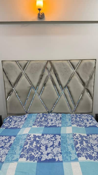 Modern Wooden Bed Set