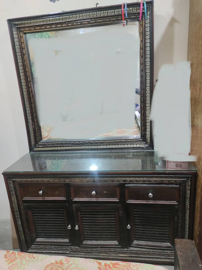 Bed with Side Table,  Dressing Table 3