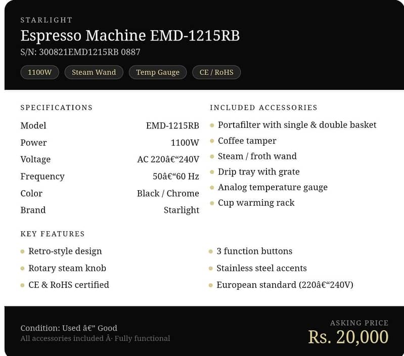 espresso machine 5