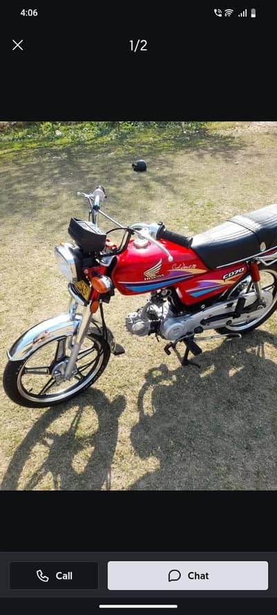 Honda CD 70 cc model 2007 only WhatsApp 0322/8068/114