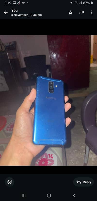 samsung A6plus 4 64 PTA Approved Only set with CNIC Copy