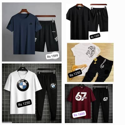 Premium Sports T-Shirt & Shorts Set – Summer Collection