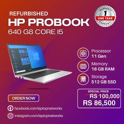 HP ProBook 640 G8 Core i5 11th Gen | Business Laptop | 1 Year Warranty