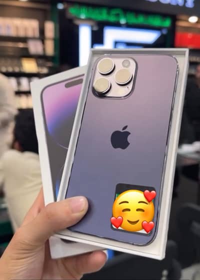 I phone 14 pro max all original box or cable available