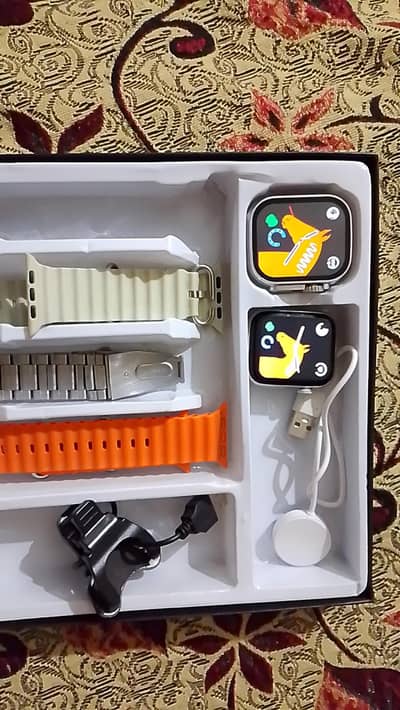 T900 ultra watch and series and three straps and cable