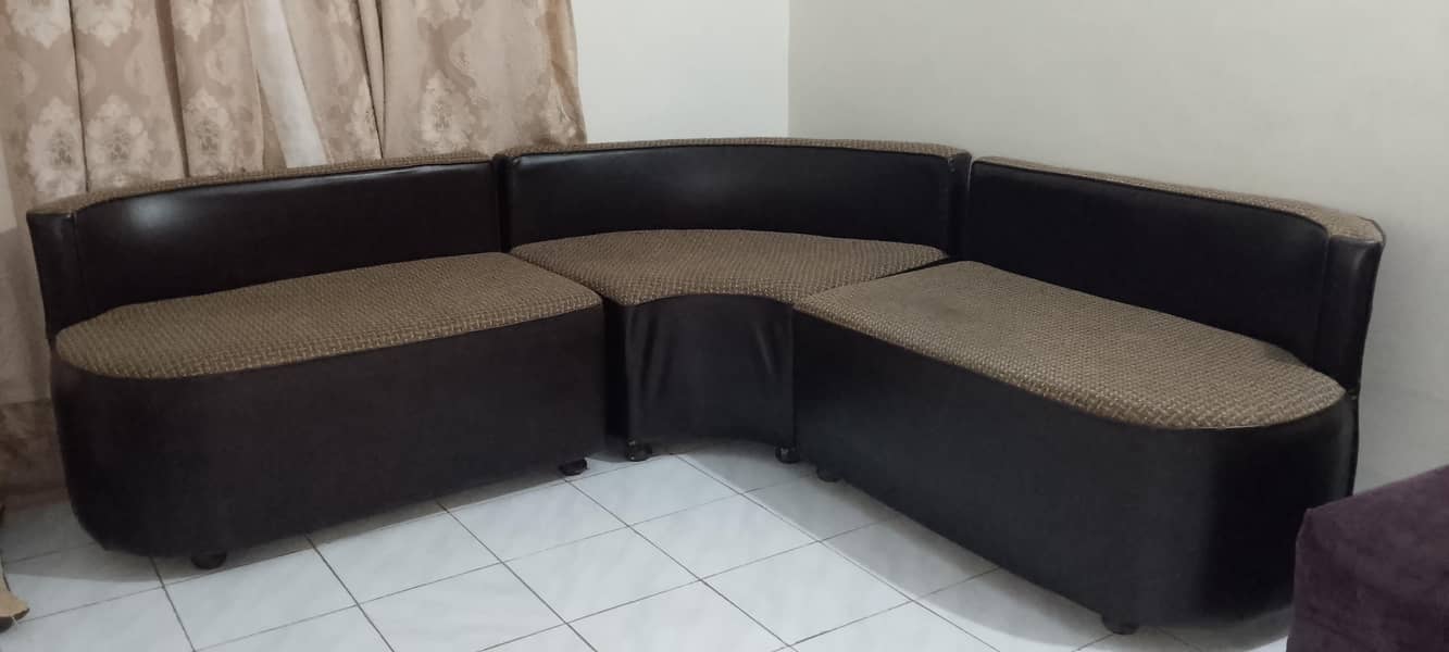 L shaped sofa 0