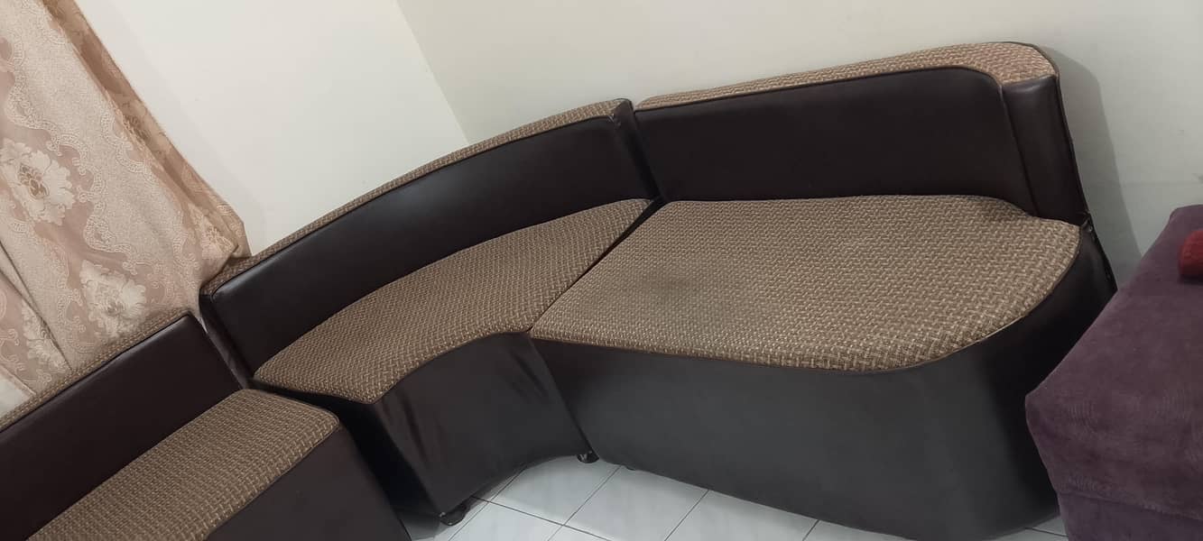 L shaped sofa 6