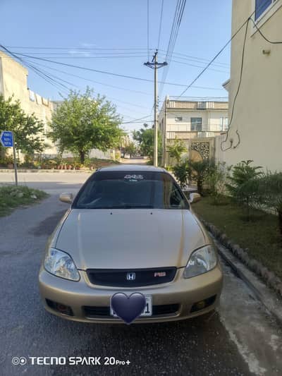 Honda Civic EXI 2000 Model  Manual