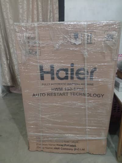 Brand new Haier auto  technology full auto matic washing machine