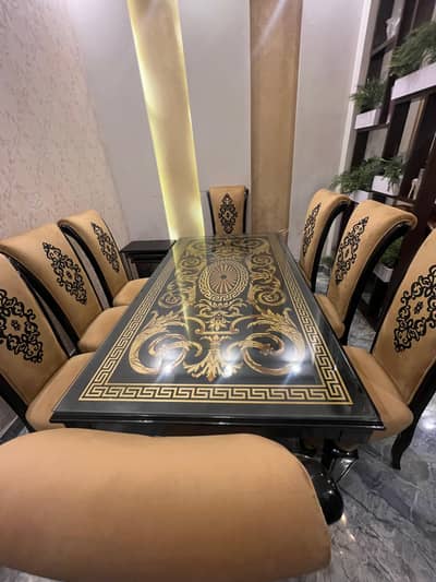 Home Dining Table (8 Chairs) Large size