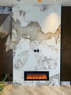 Fireplace cutome made fireplace,premium fabirc gold,silver,copper all