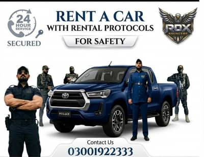 Rent a car/ Car rental lahore/ Best wedding cars/ Proctol guard servic