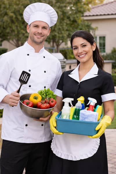 Cook and Maid Job(Shaadi Shuda Log)