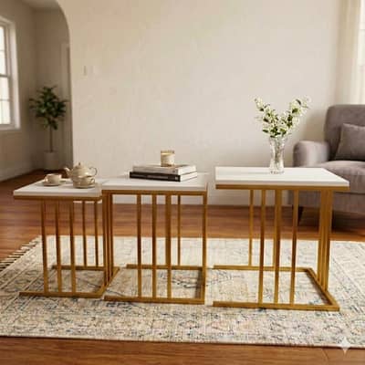 We have a set of 3 tables, we make them ourselves and also 03361572145