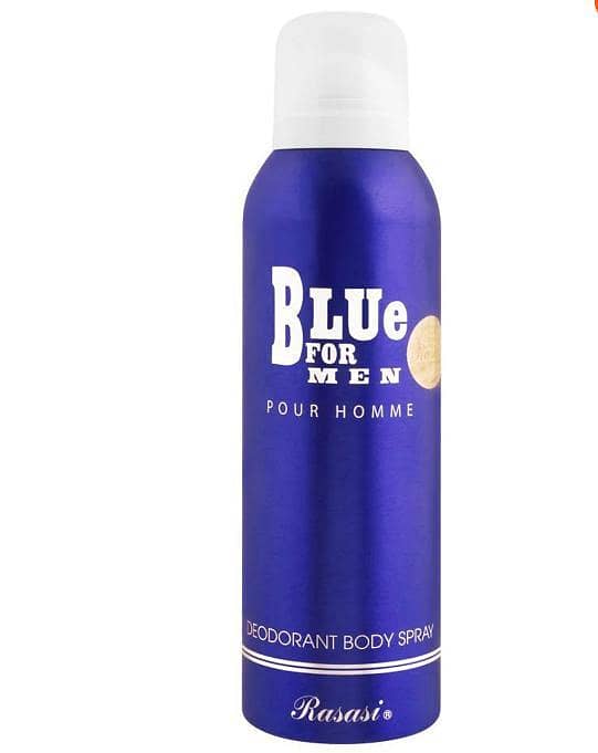 Blue For Men Original Rasasi  Deodorant Body Spray - 200 ML