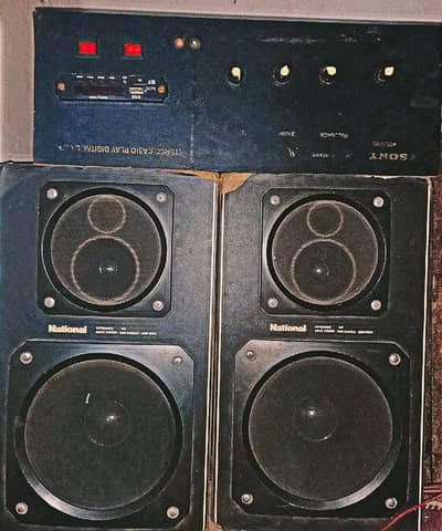 2 speakers + Amplefire  hight sound