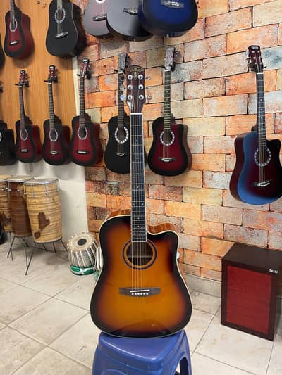 Takla Guitar || Acoustic Double Truss rod|| Jumbo Size || Accessories