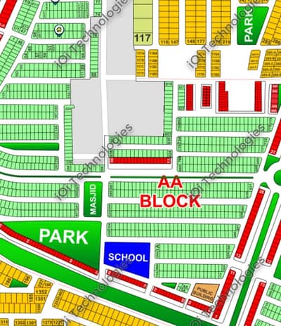 5 marla plot for sale in bahria town AA block