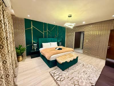 One Bed Apartment Furnished For Rent In Iqbal Block Like New Family Building