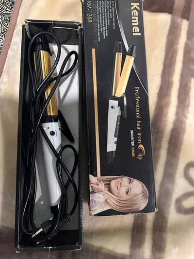 kemei hair straightner and curler 2 in 1