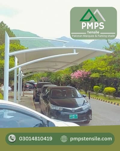 Pole parking shade / Canopy shade / Garage porch / Wall mounted shade