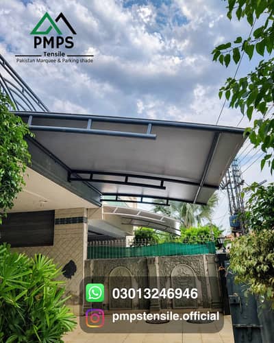 Tensile car shade company / Parking shade price / Canopy dome shed