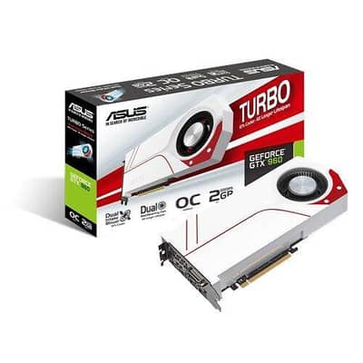 ASUS Turbo GeForce GTX 960 Graphics Card GDDR5 OC 2GB