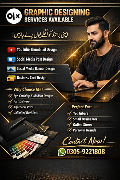 Professional Graphic Designer | YouTube Thumbnails, Social Media Posts