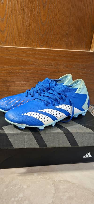 Lightly used Adidas predator accuracy . 3 coral blue UK Size 8