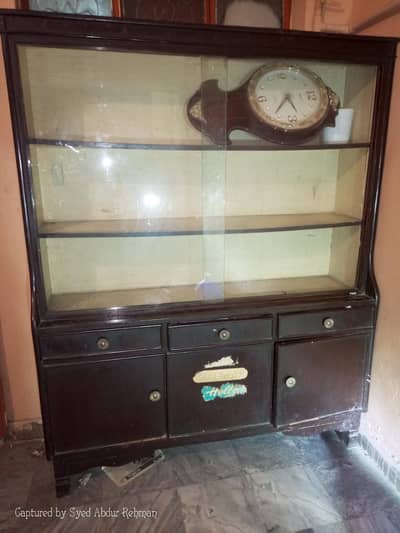Big Showcase for Sale, 3 shelves and 6 drawers