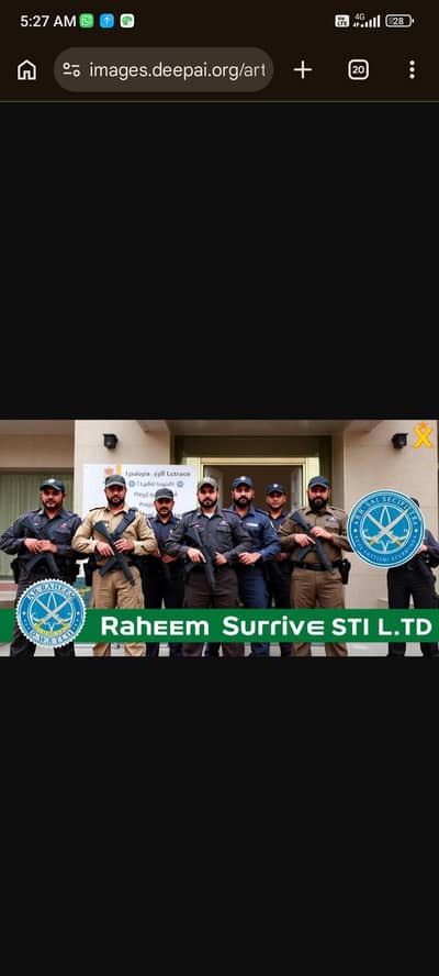 Security Guard Service / Body Guard Services Available