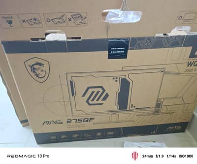 MSI MAG 275QF 180Hz 2K 1440p WQHD IPS 27" Gaming Monitor