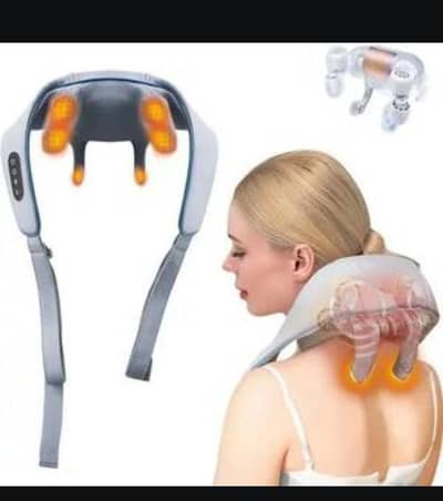 Electrical neck and shoulder massager high quality with heat for pain