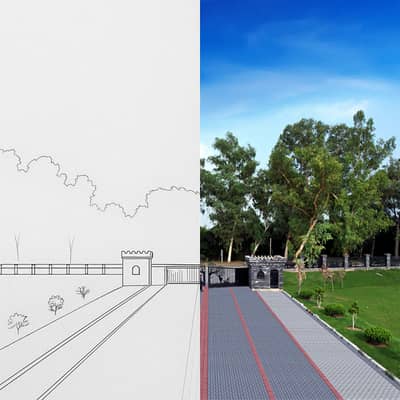 1 Kanal Farm House Plot-Possession Available