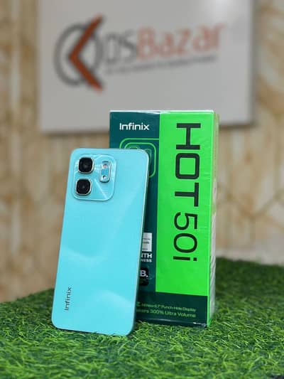 Infinix Hot 50i 6gb Ram 128gb Storage With Box & Charger