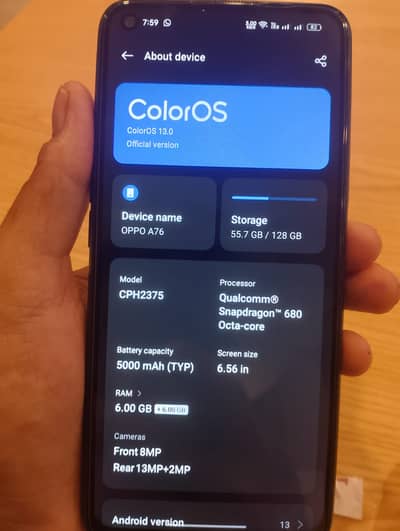 OPPO A76
