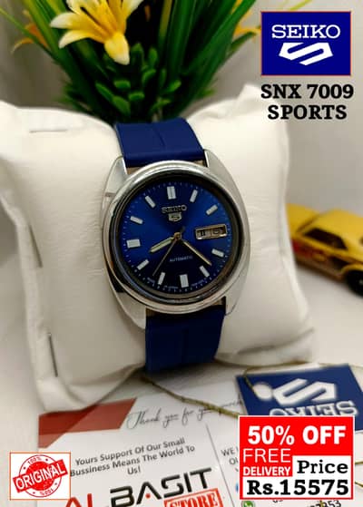 Seiko 5 Citizen Orient Automatic Pre-Owned watch Japan 03161737353