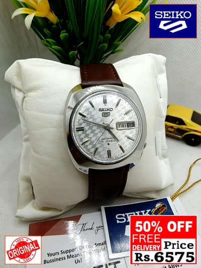 Seiko 5 Citizen Orient Automatic Pre-Owned watch Japan 03161737353