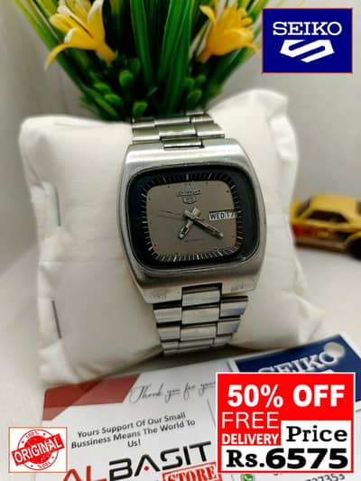 Seiko 5 Citizen Orient Automatic Pre-Owned watch Japan 03161737353