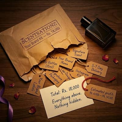 Launch Your Own Perfume Brand in 18000rs