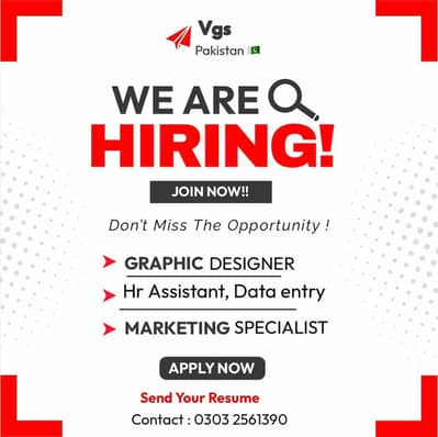 Hiring Office work Part time & Full time both