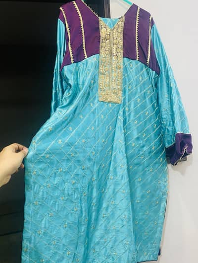 Women 3 pcs fancy party wear ready to wear dress