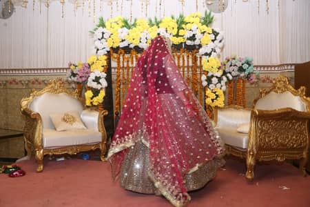 Handmade Mirror Work Lehnga Choli for Bridal