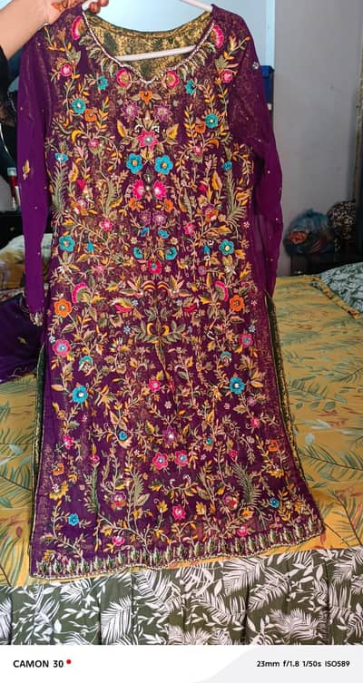 formal heavy handwork dress