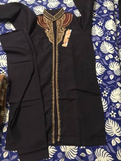 dark purple color kurta pajama for sale medium size