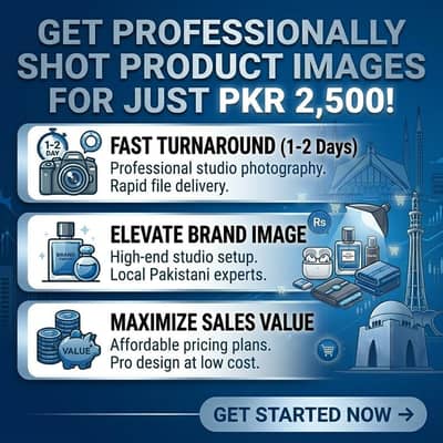 Professional Product Photoshoot in Rs. 2,500 (Limited Offer)