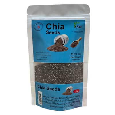 Premium Organic Chia Seeds for Weight Loss & Energy Boost Pure Natural