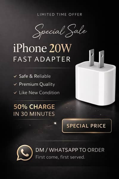 Apple Iphone Original Adapter 20 watt