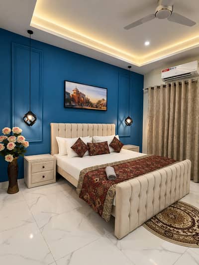 1 bed luxury furnished flat on per day rent