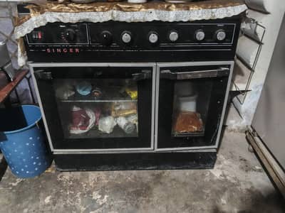SINGER Gas Baking Oven and 5 stove,s